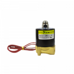 VALVULA SELENOIDE 1/4 X 1/4 BRONCE 12 VAC